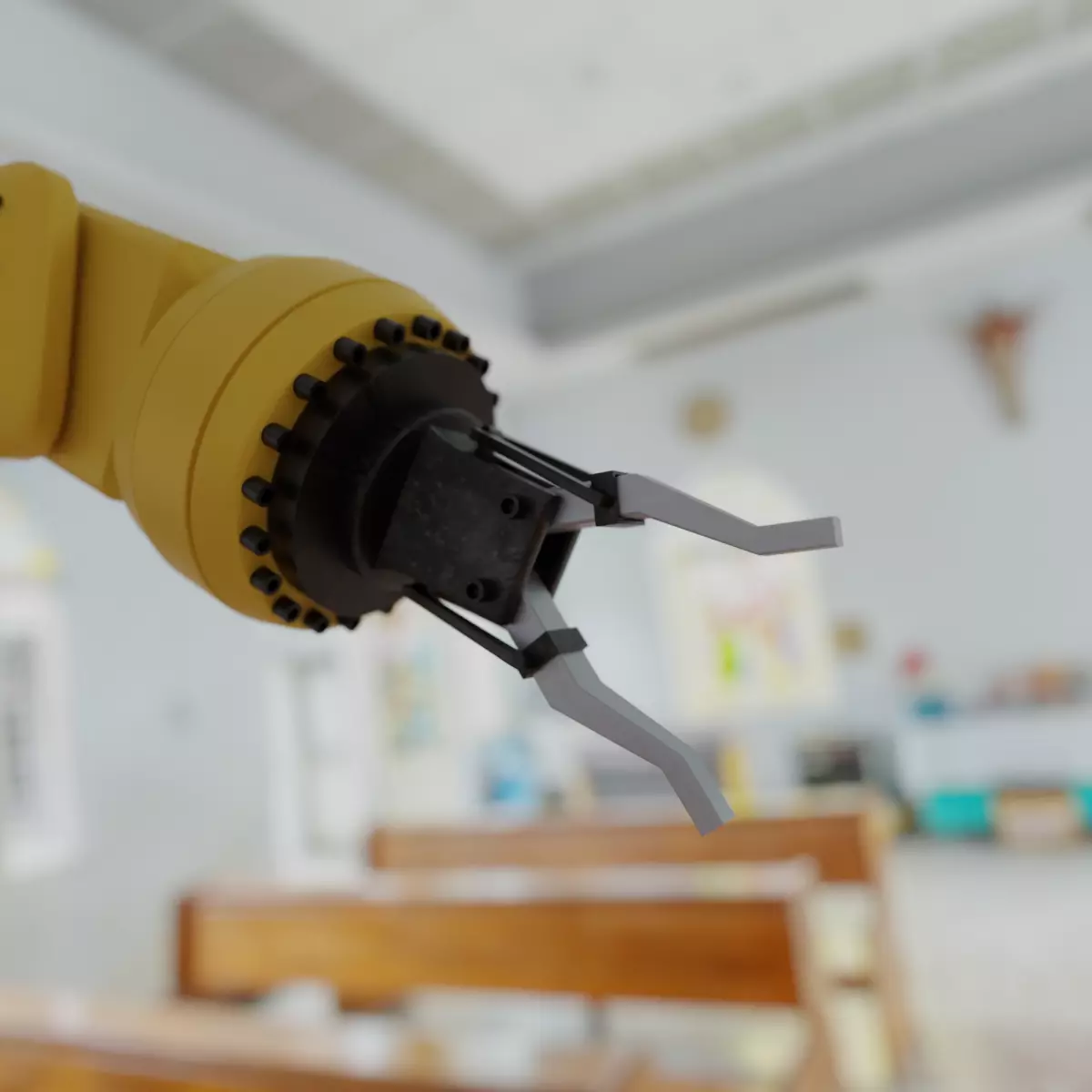 Robotic arm 3D model_0