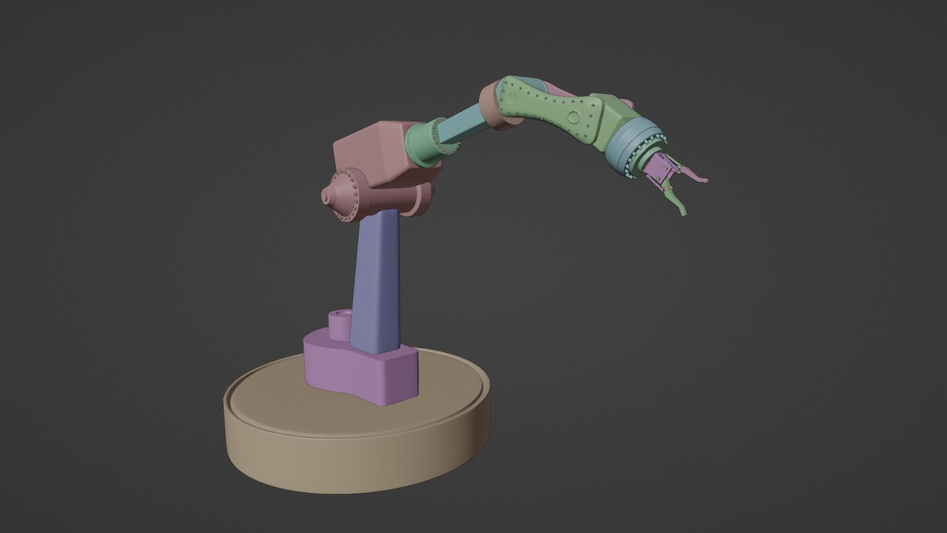 Robotic arm 3D model_5