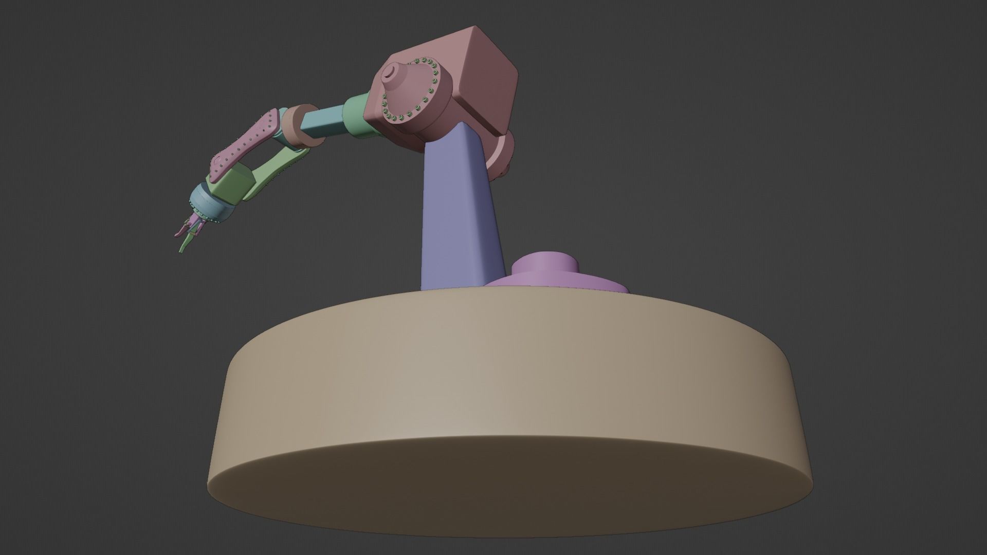 Robotic arm 3D model_4