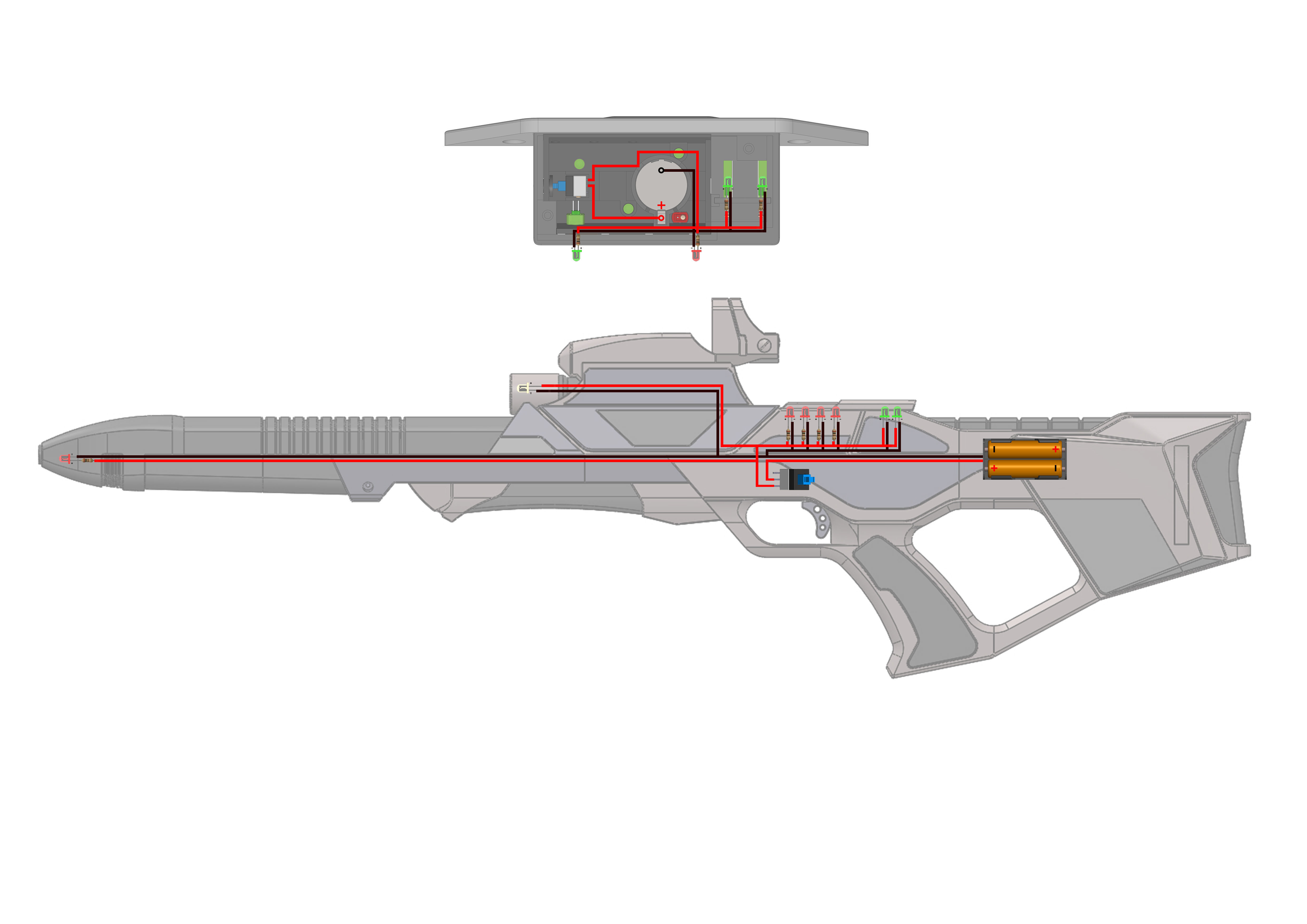 Type 3 Nemesis Phaser Cannon - Star Trek - STL CAD Personal Use 3D print model_14