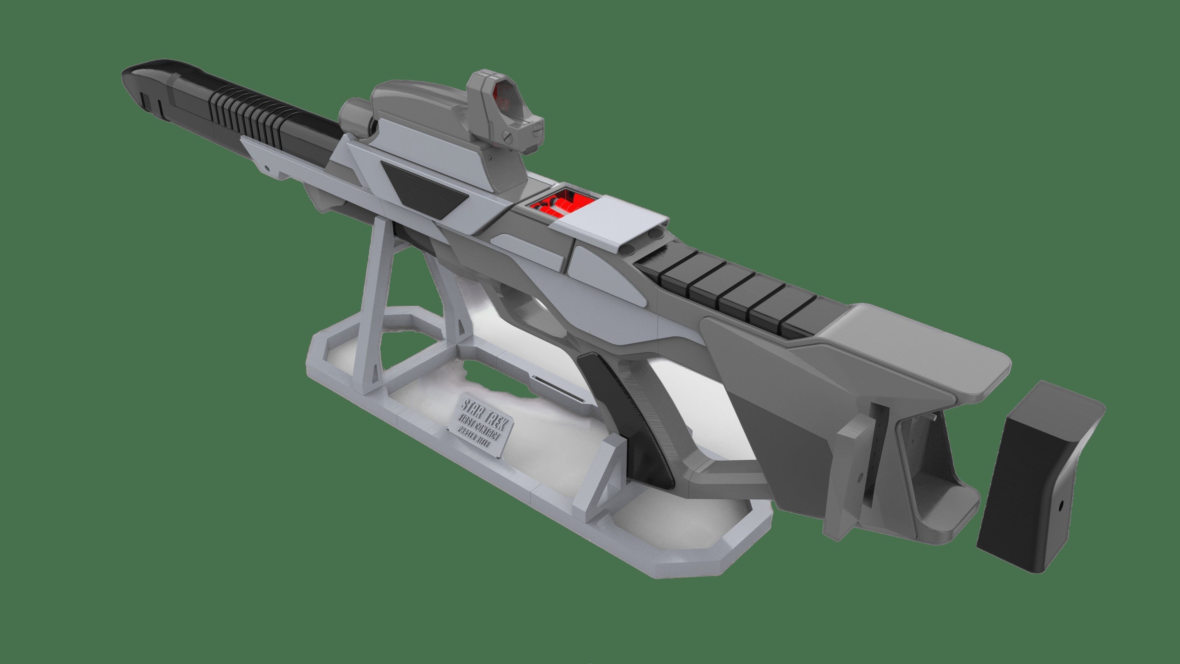 Type 3 Nemesis Phaser Cannon - Star Trek - STL CAD Personal Use 3D print model_6