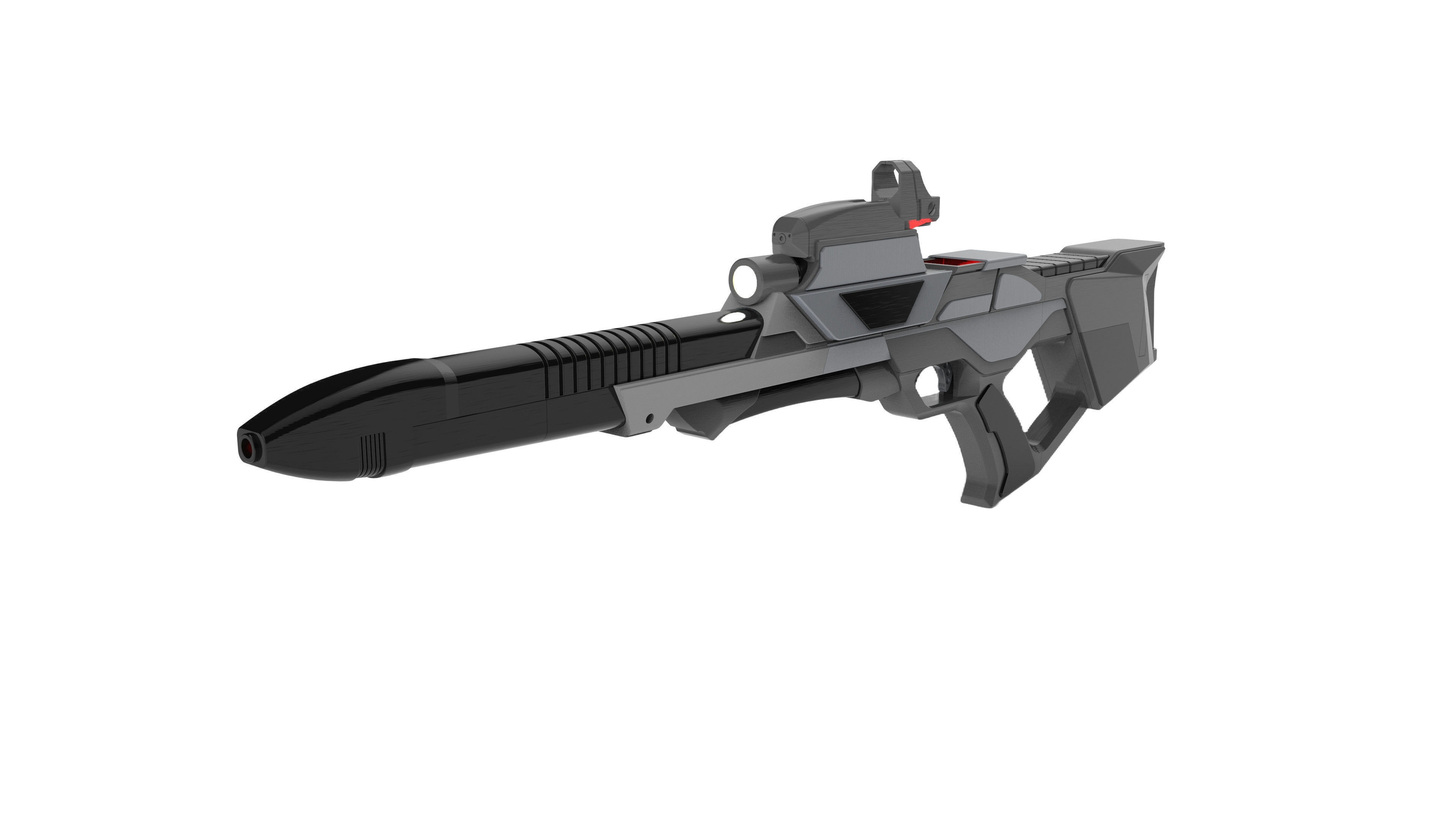 Type 3 Nemesis Phaser Cannon - Star Trek - STL CAD - Commercial  3D print model_7