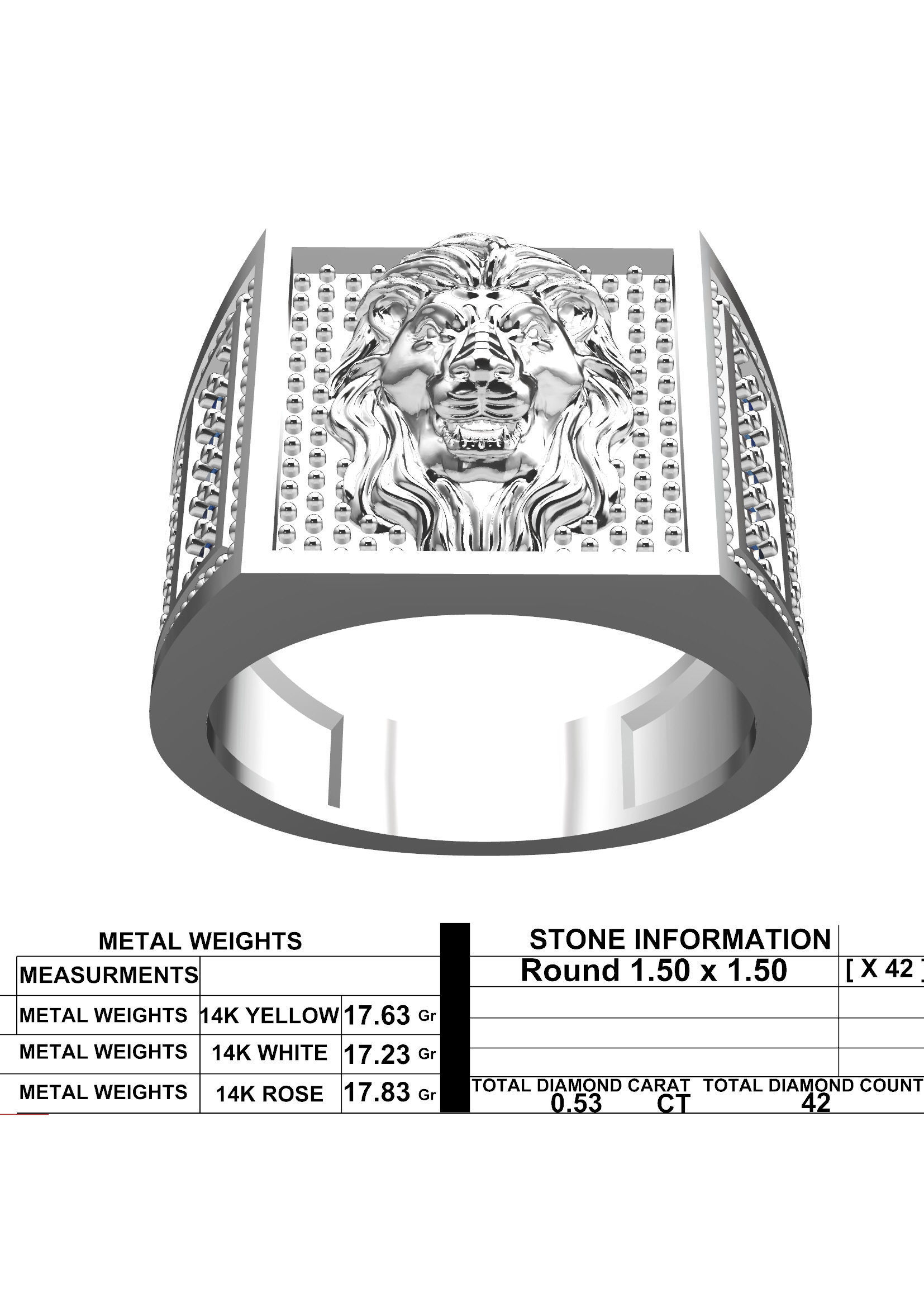 Men Ring 2 STL Jewelry Model for 3D Printing Project 3D print model_4