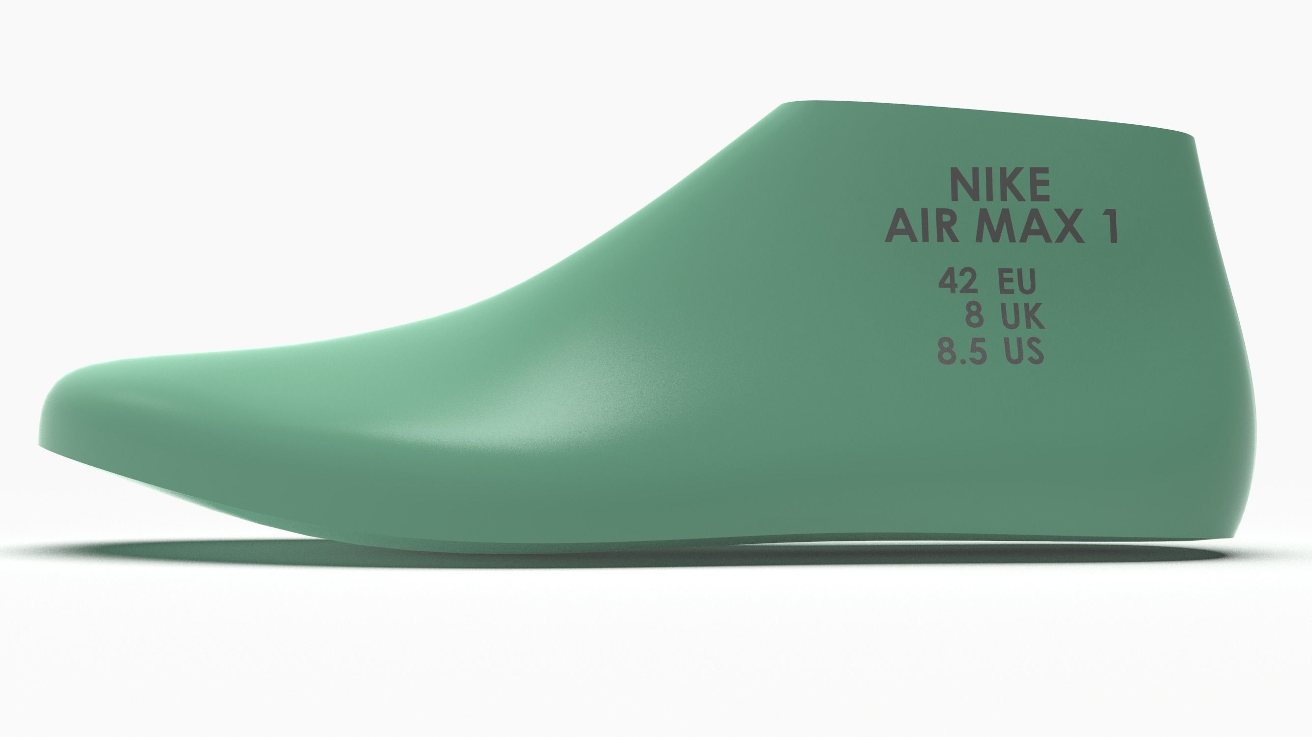 AIR MAX 1 Shoes Last 5 sizes 3D print model_3