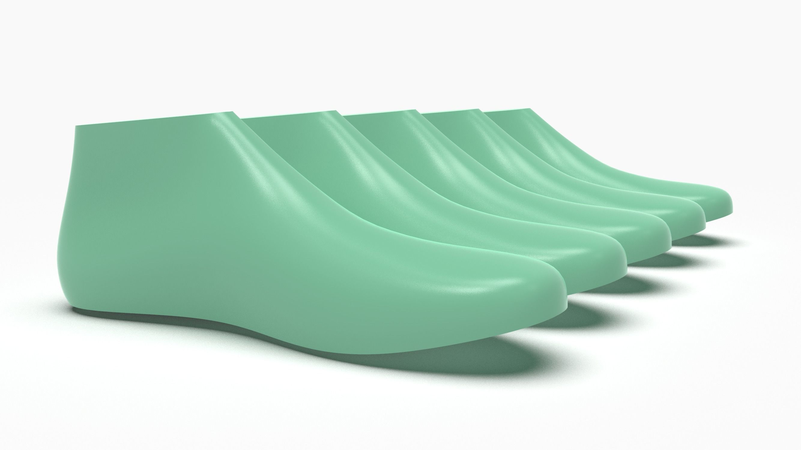 AIR MAX 1 Shoes Last 5 sizes 3D print model_6