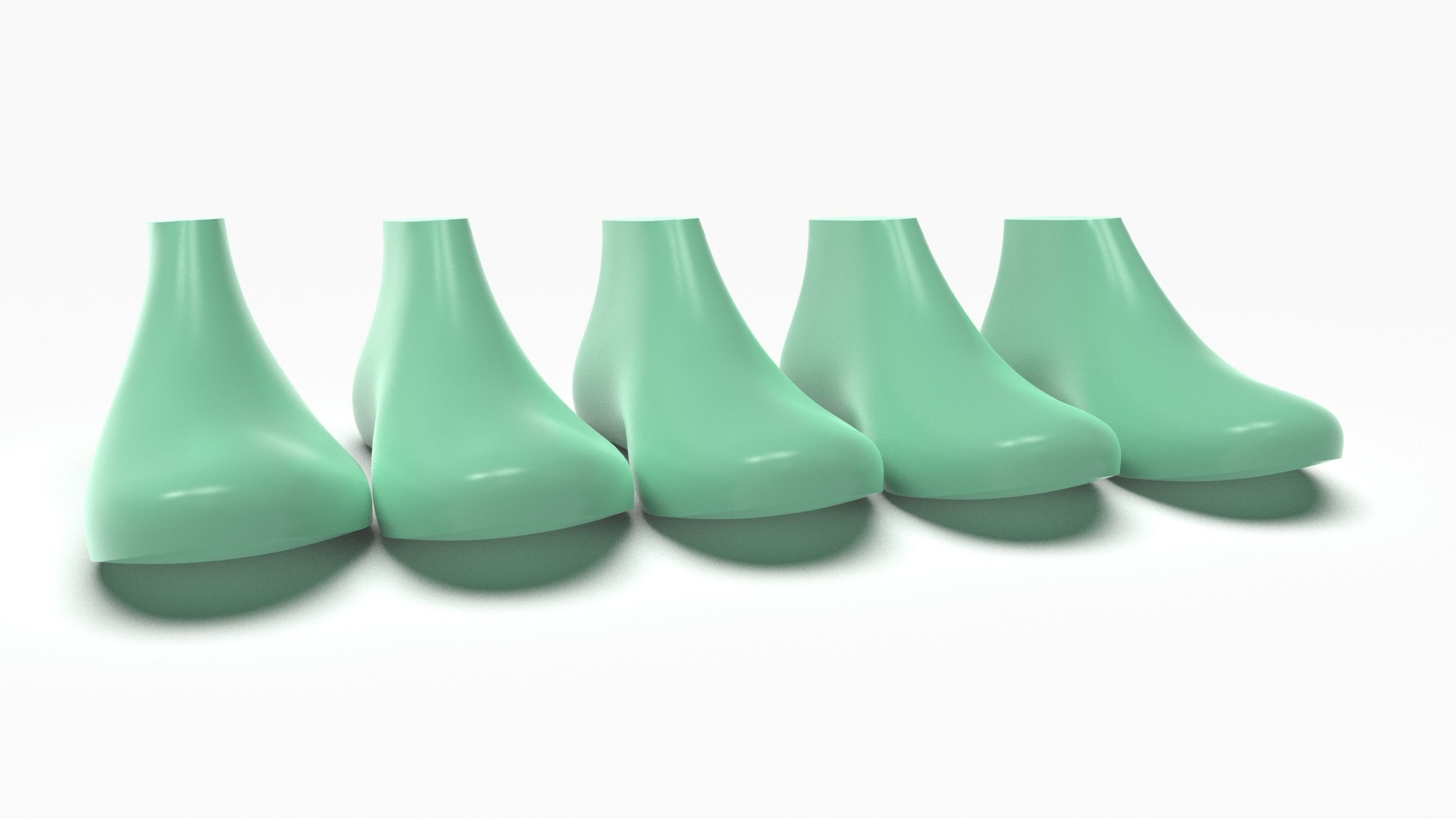 AIR MAX 1 Shoes Last 5 sizes 3D print model_5