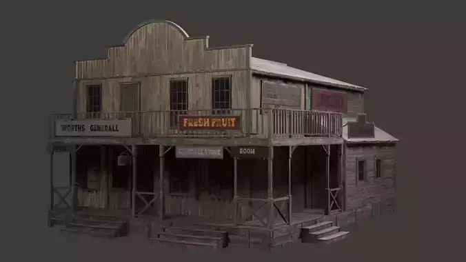 Wild west building
