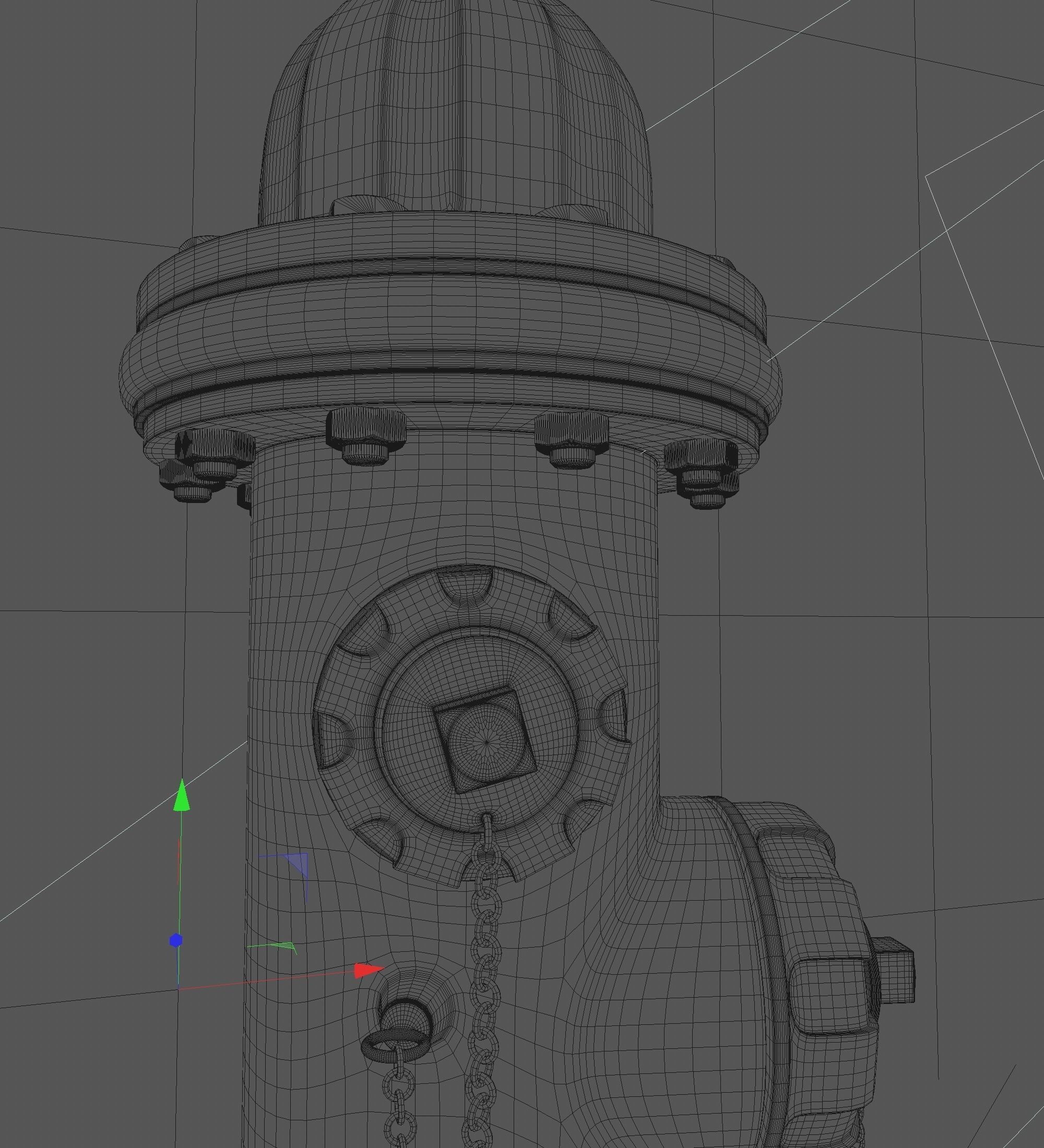 Fire Hydrant  3D model_6