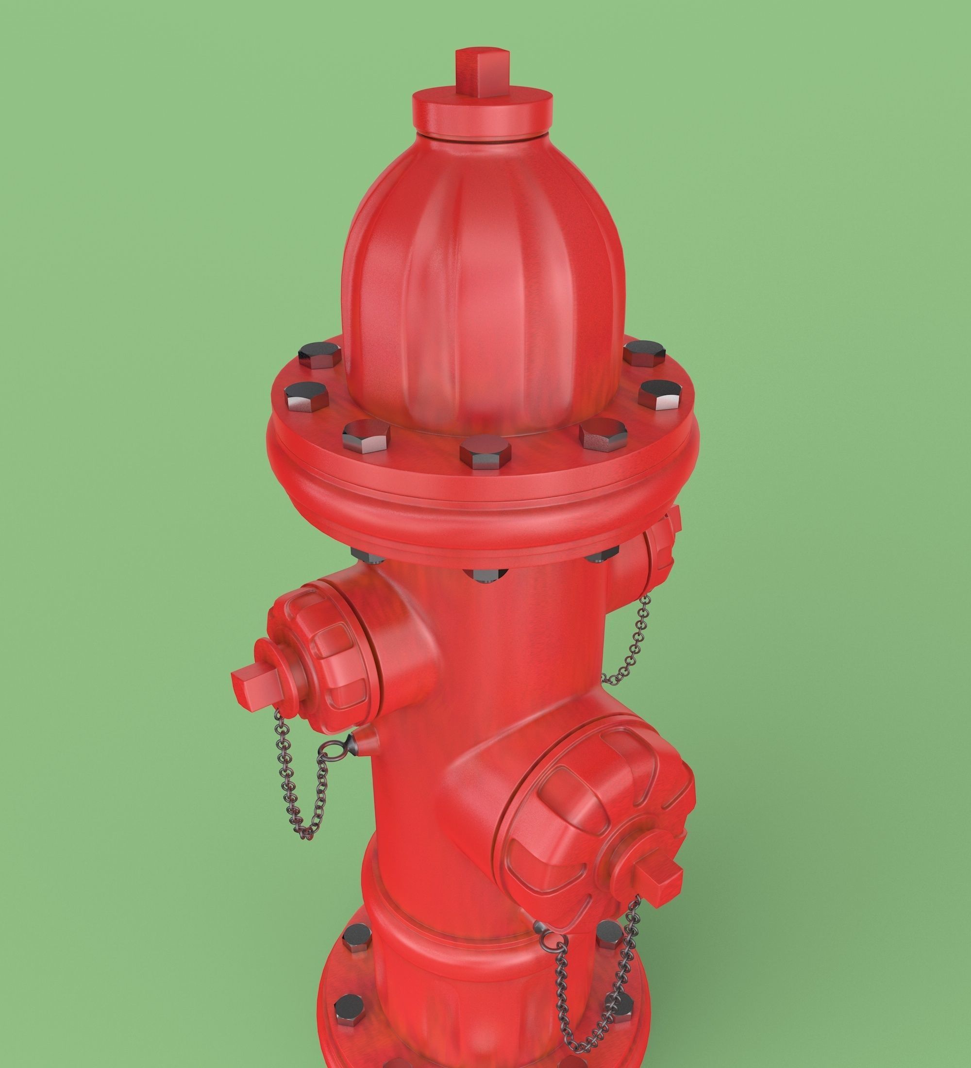 Fire Hydrant  3D model_2