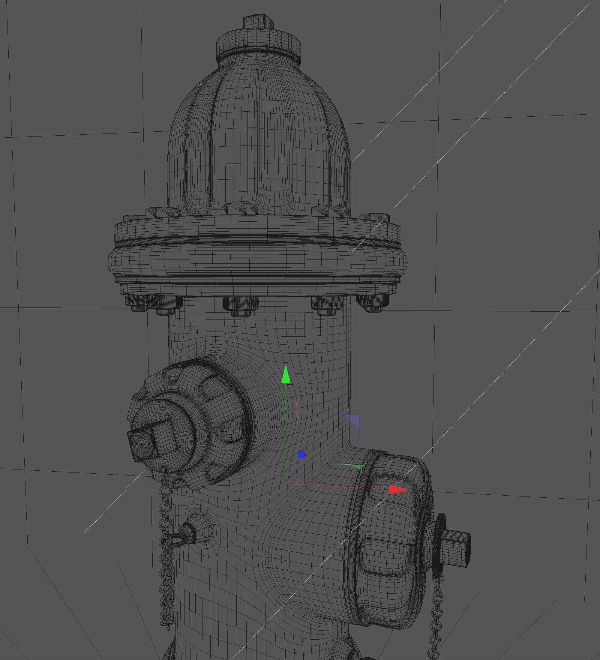 Fire Hydrant  3D model_5