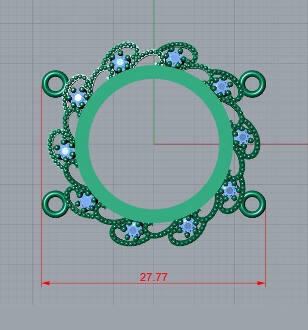 bracelet jewelry 3D print model_7