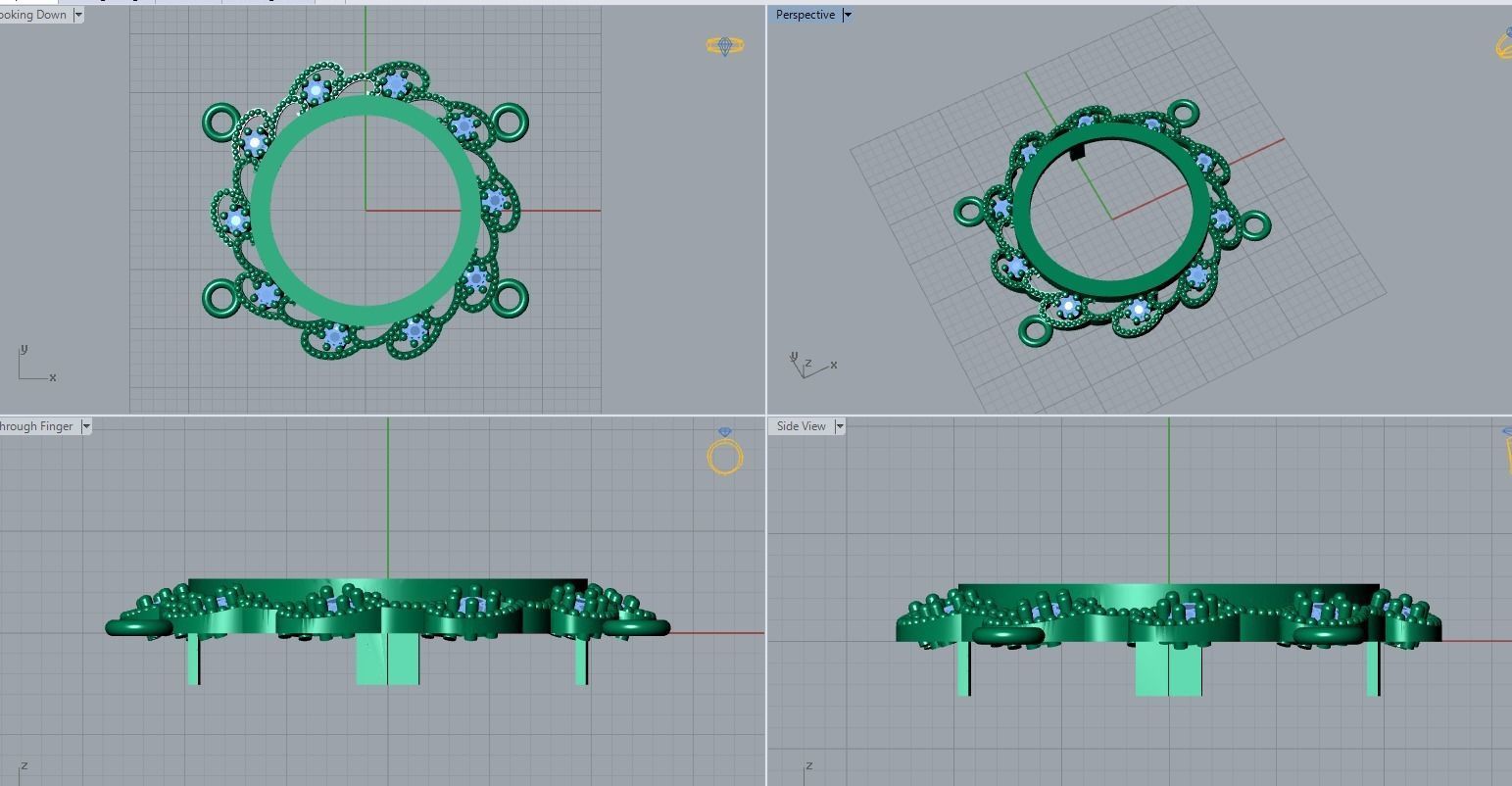 bracelet jewelry 3D print model_3