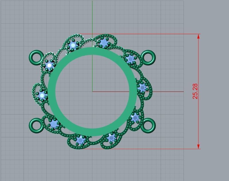 bracelet jewelry 3D print model_6