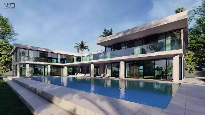 Eden Villa Exterior Design  3D model