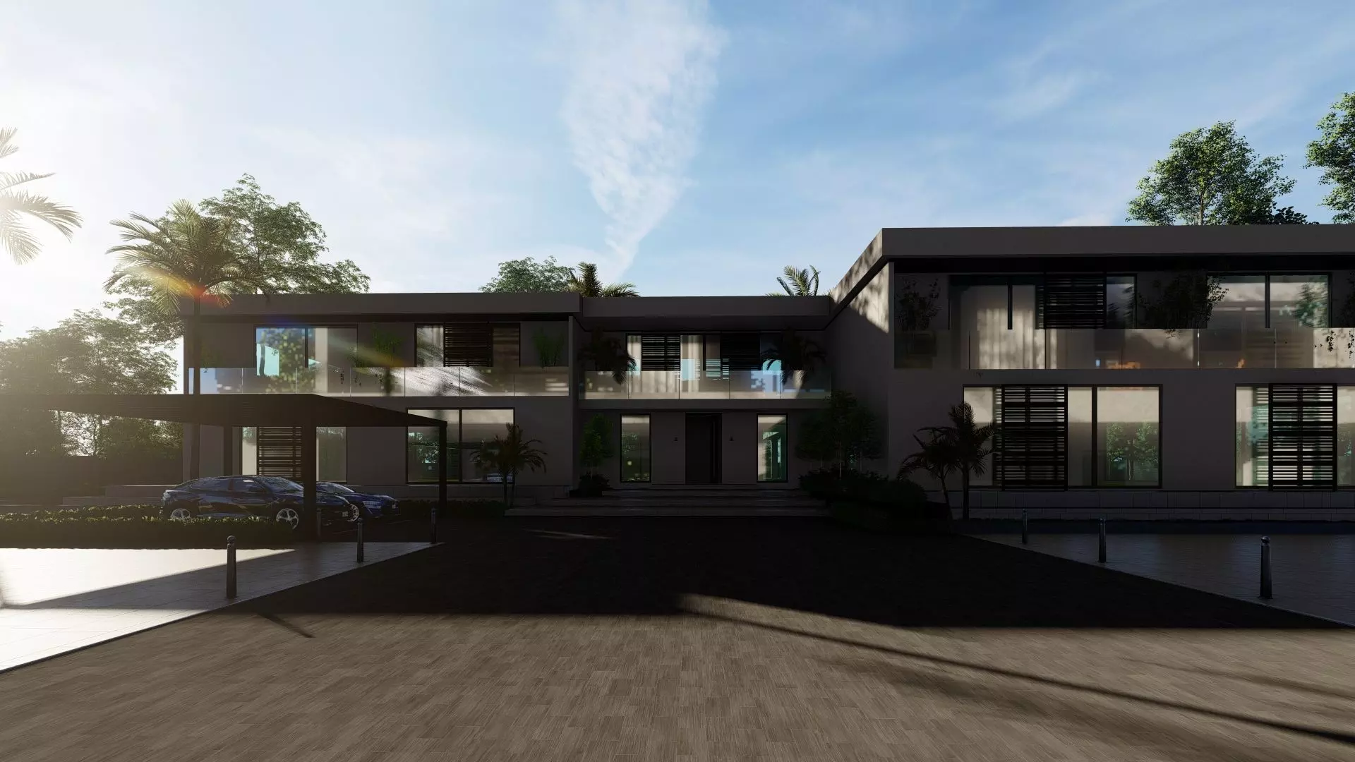 Eden Villa Exterior Design  3D model_16