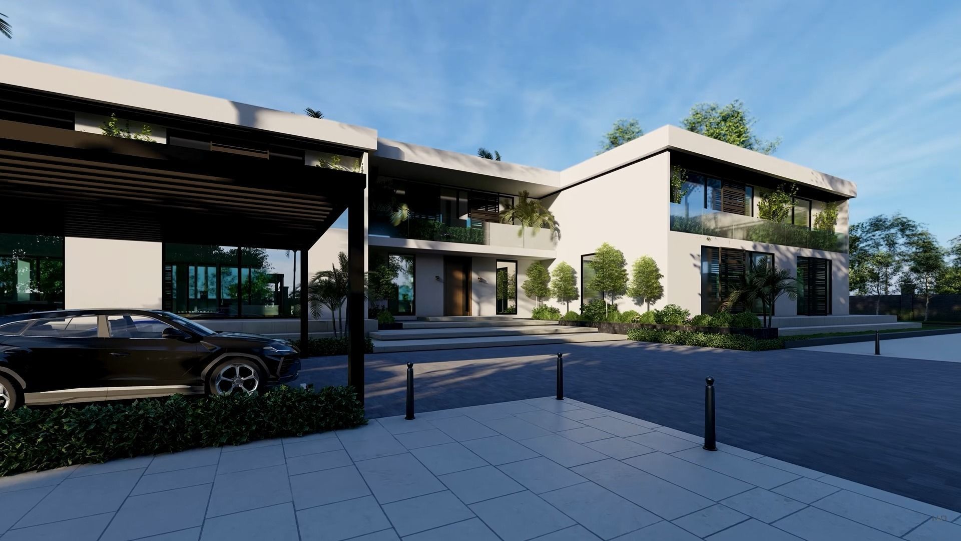 Eden Villa Exterior Design  3D model_4