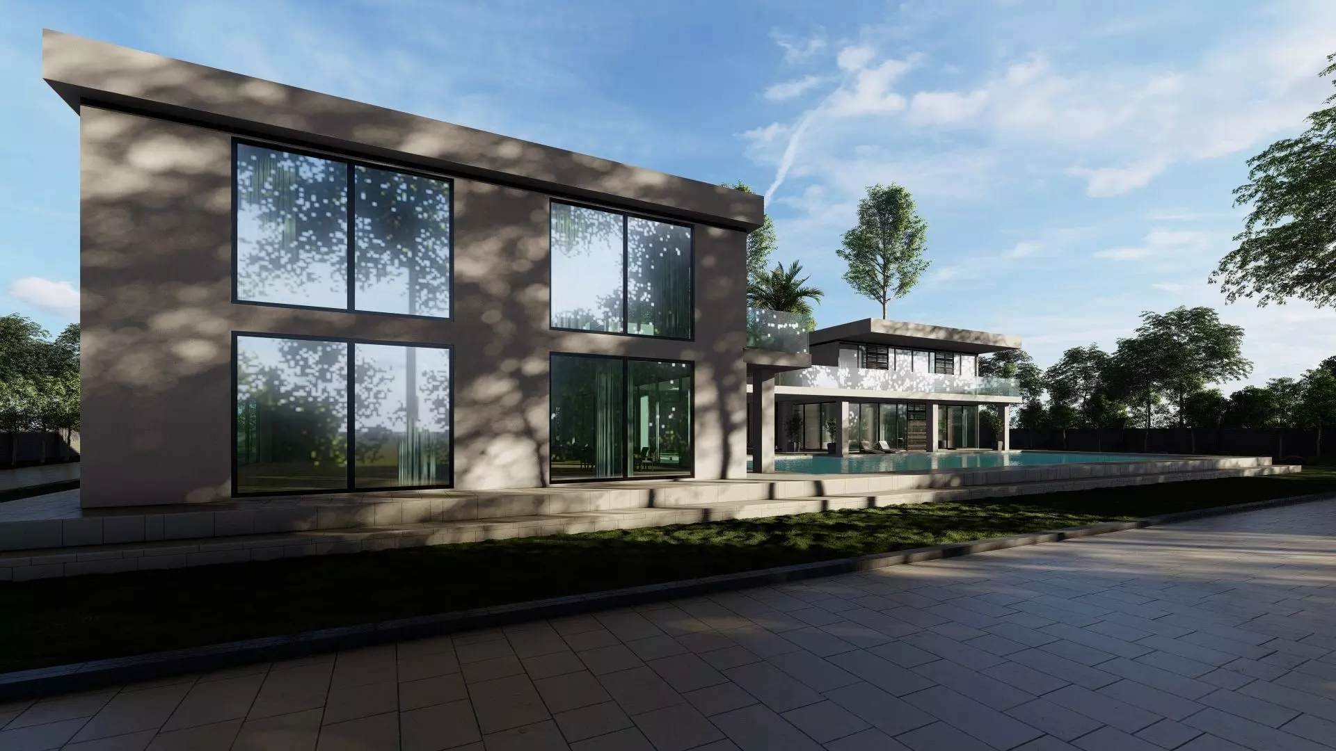 Eden Villa Exterior Design  3D model_9