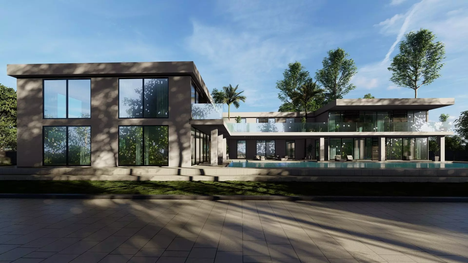 Eden Villa Exterior Design  3D model_11