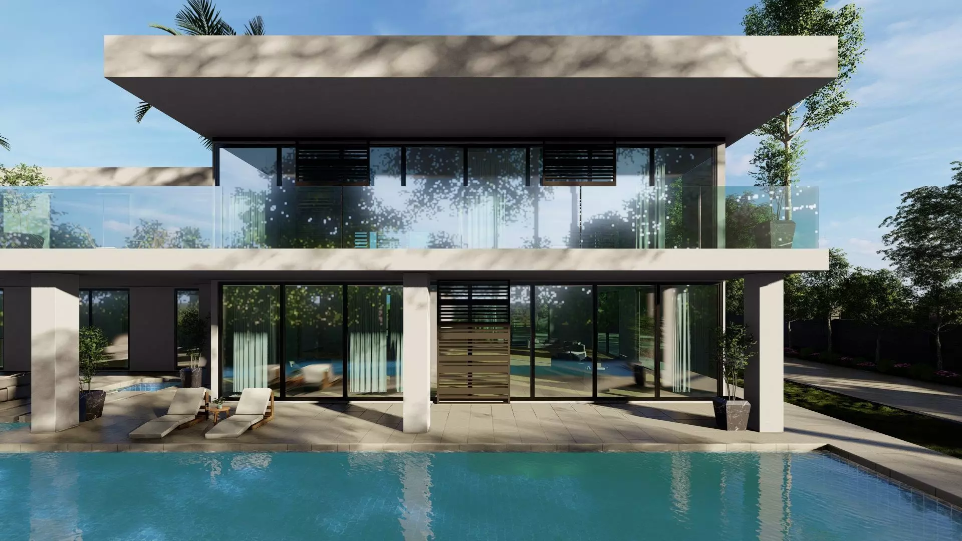 Eden Villa Exterior Design  3D model_12