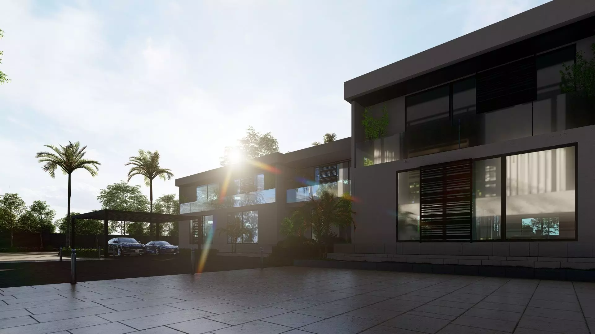 Eden Villa Exterior Design  3D model_21