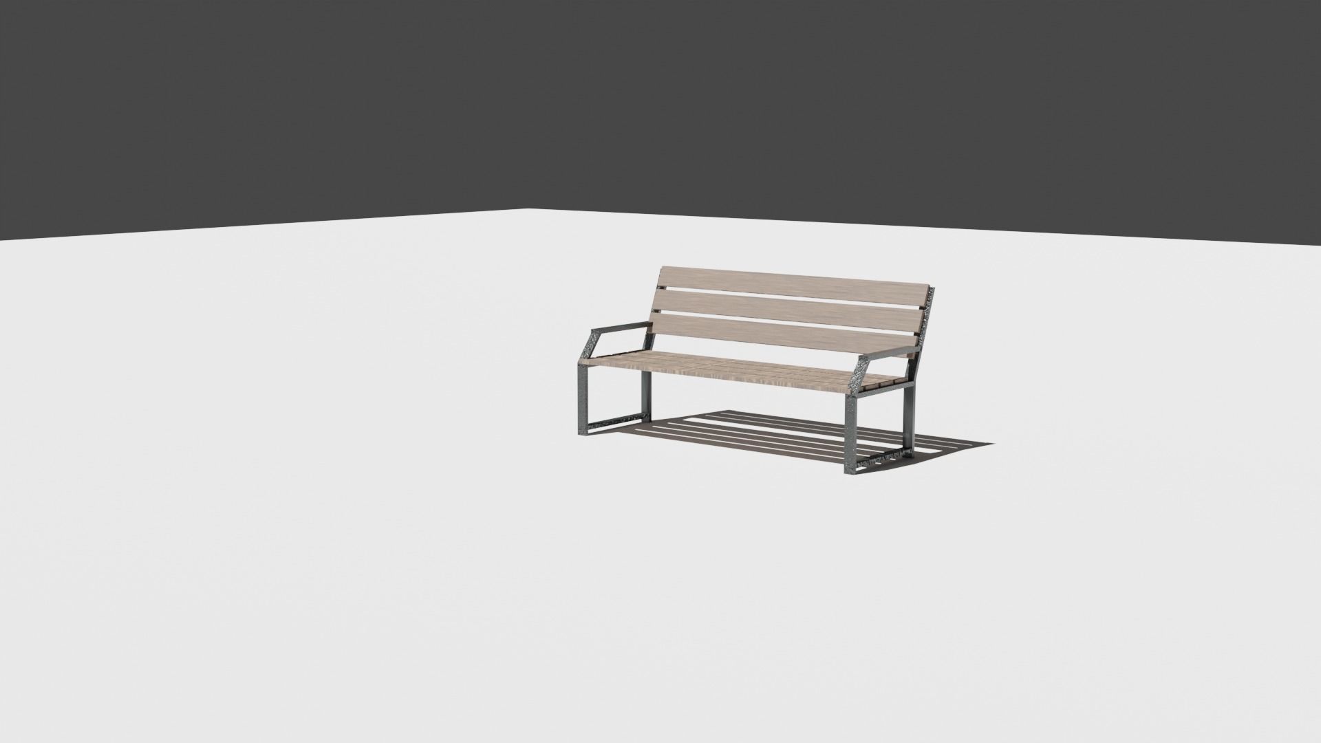  bench 3D model_2