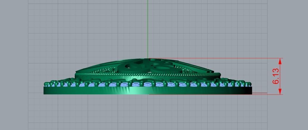 Bismillah pendant 3D print model_8