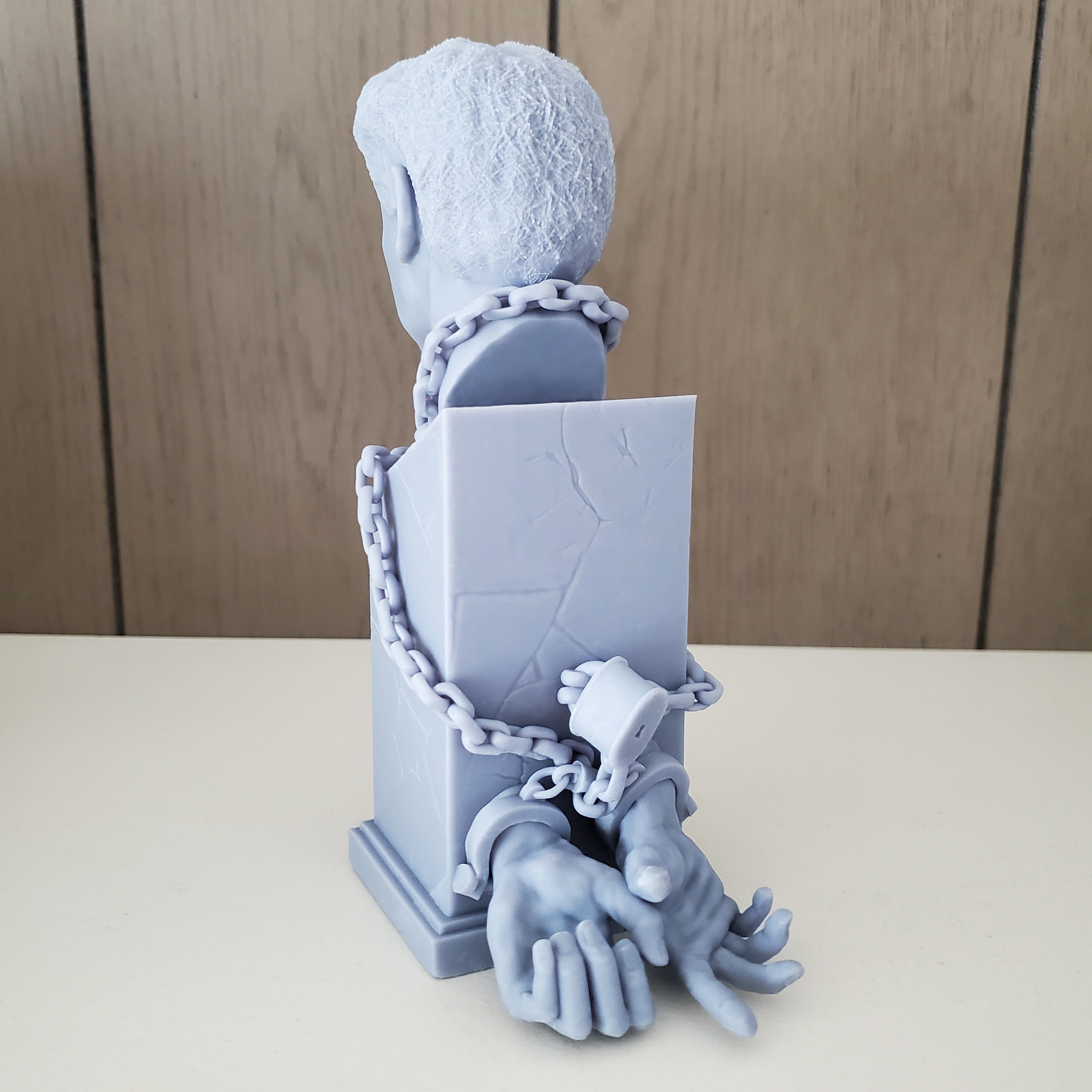 Houdini bust 3D print model_8