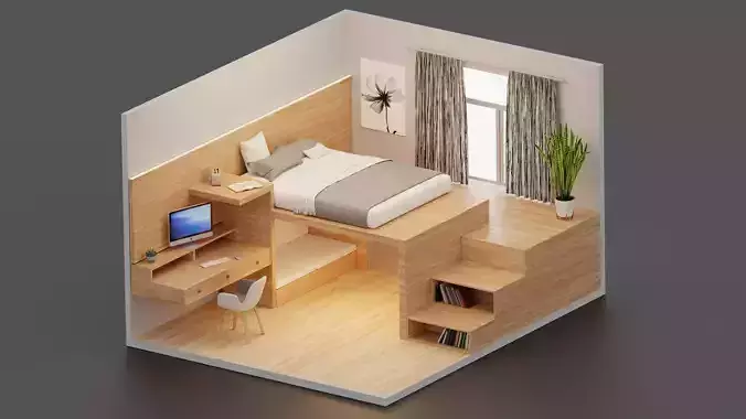 Bedroom interior