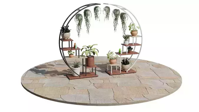 Plant Arc stand - pot plant
