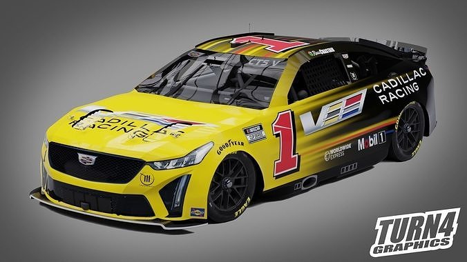 2025-2026 NASCAR Cadillac CT5-V Blackwing CONCEPT 3D Model 3D model