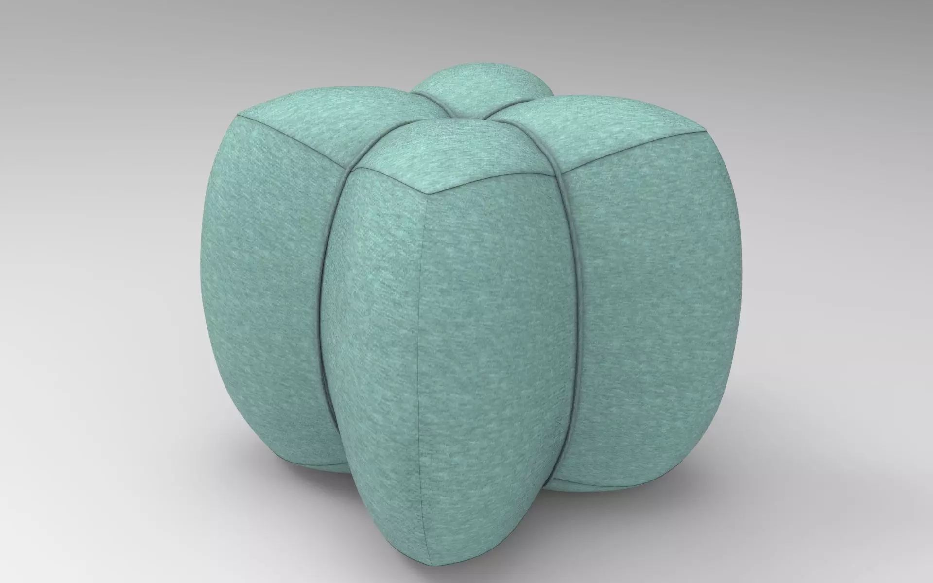 Podf Small Stool Low-poly 3D model_0