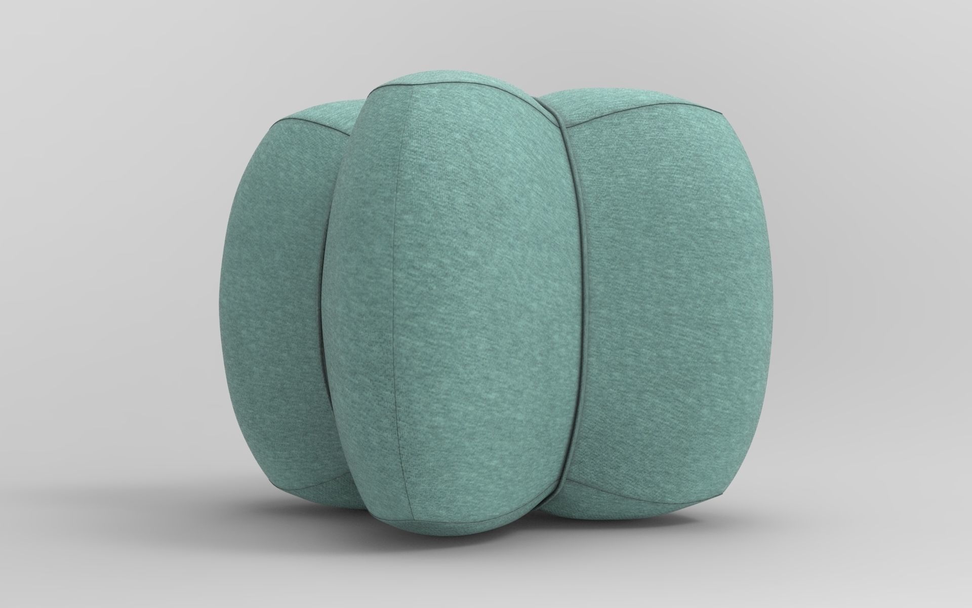 Podf Small Stool Low-poly 3D model_2