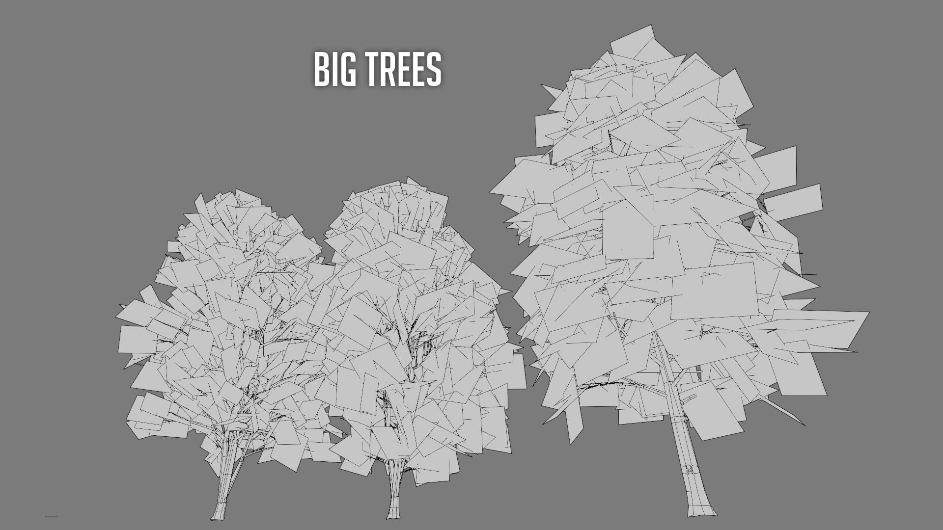 3D model Forest Tree Set VR / AR / low-poly | CGTrader