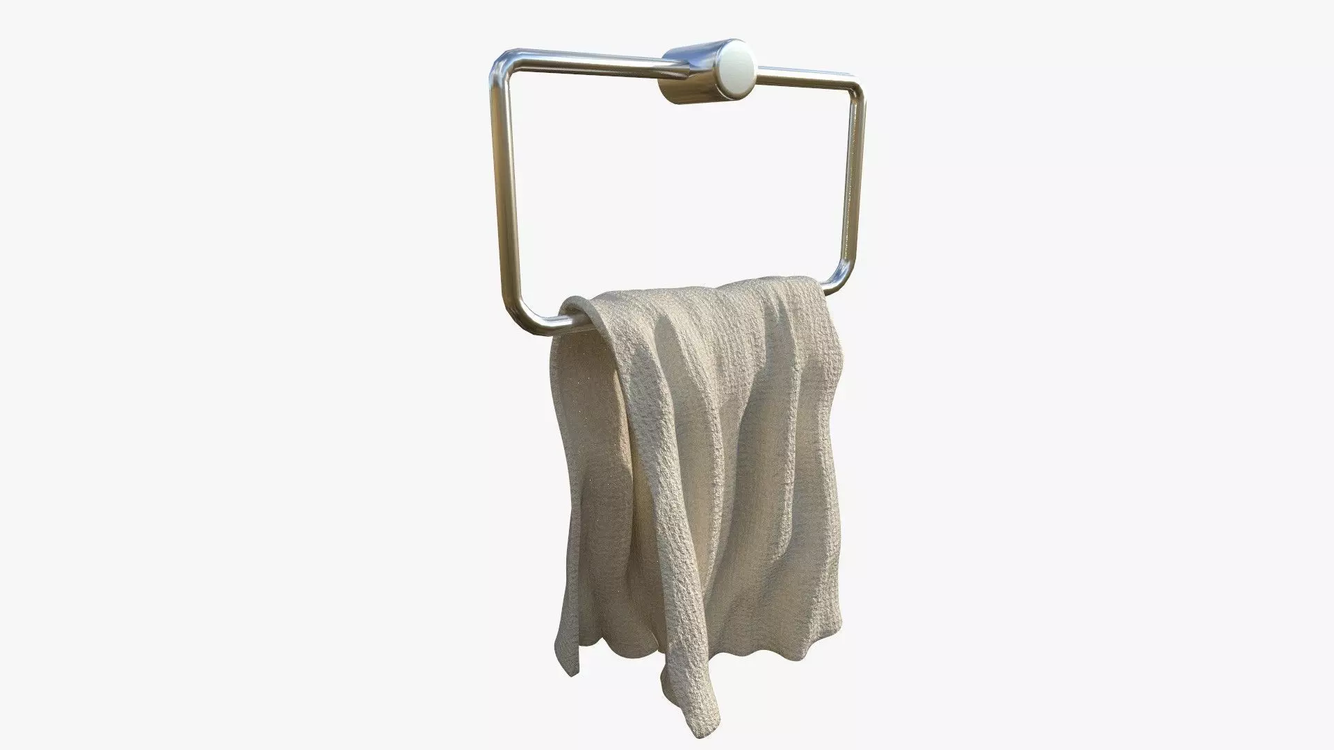 towel rack Low-poly 3D model