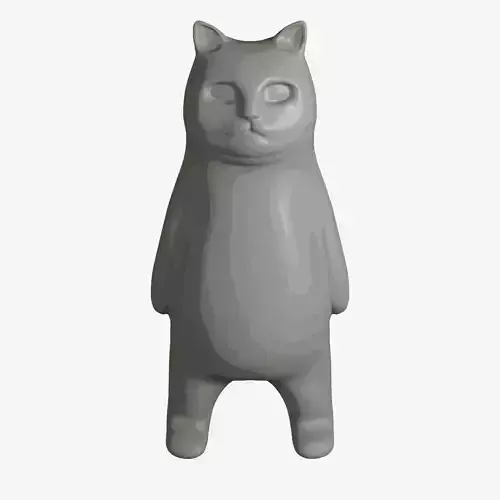 Incredible  sweet  divinely beautiful cat Free 3D model