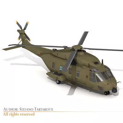 NH90 Italian army 3D model