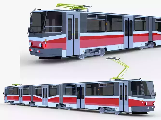 Tram KT8D5 3D model