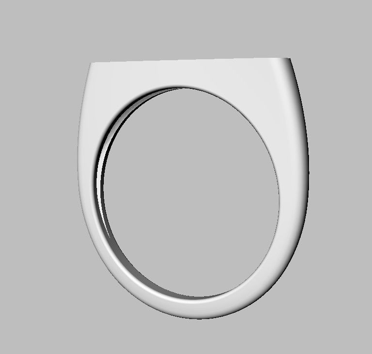 Classic Diamond Ring 3D print model_14