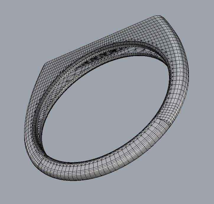 Classic Diamond Ring 3D print model_19