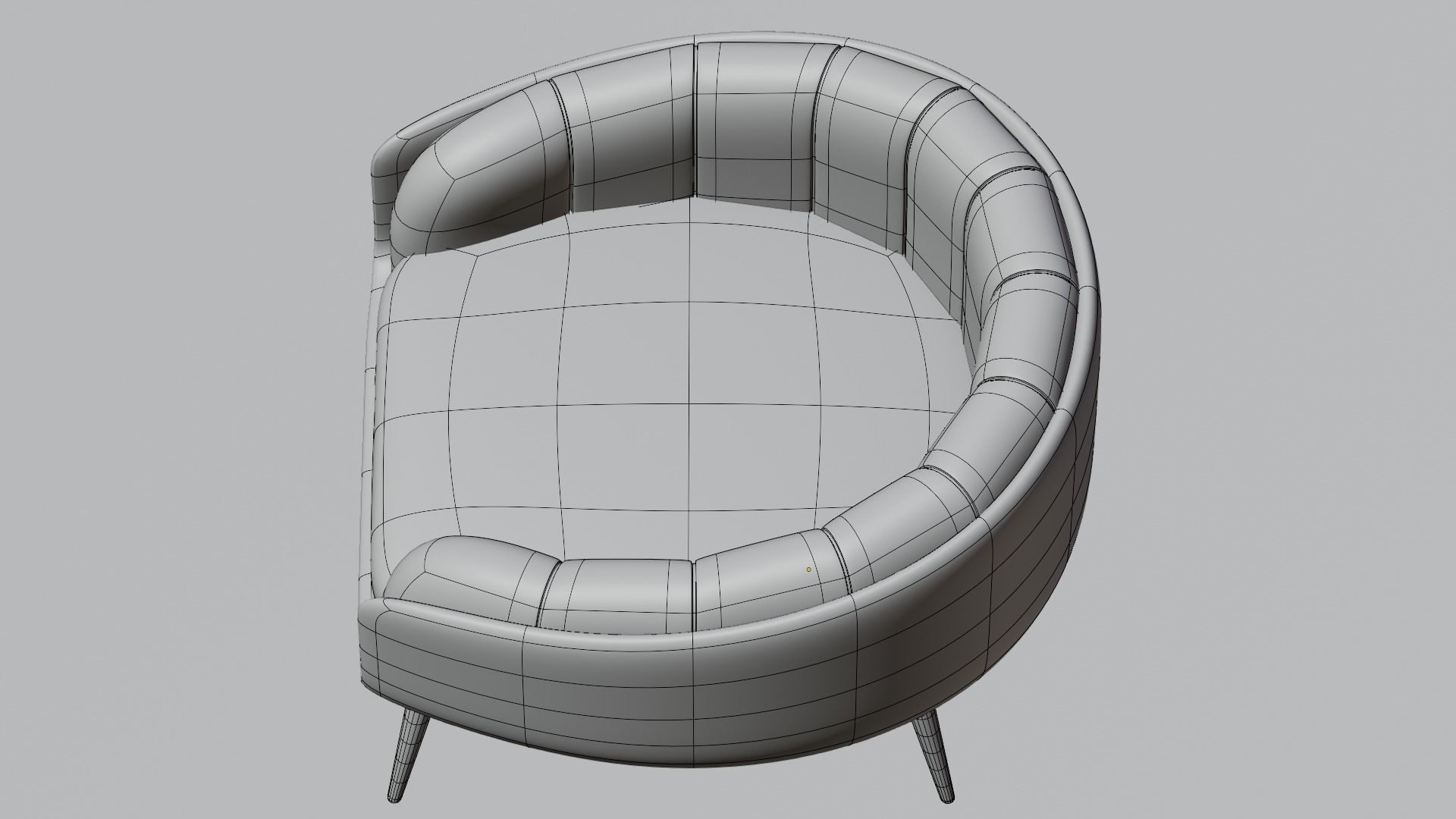 Sofa chair 3D model_11