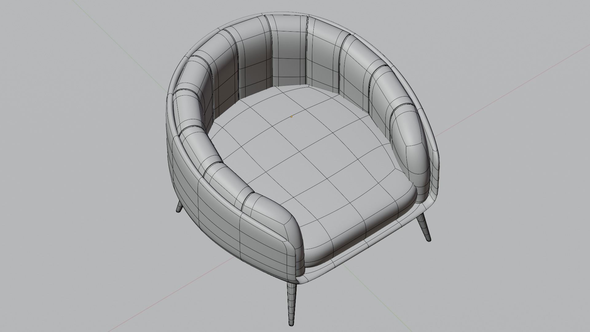Sofa chair 3D model_12