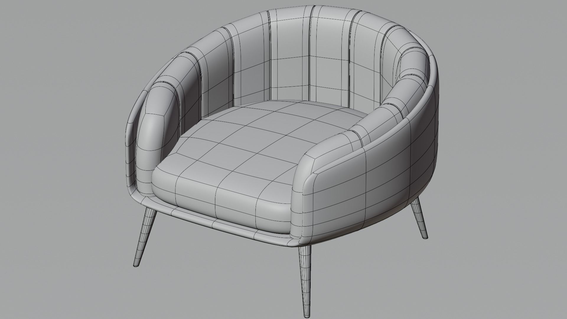 Sofa chair 3D model_9