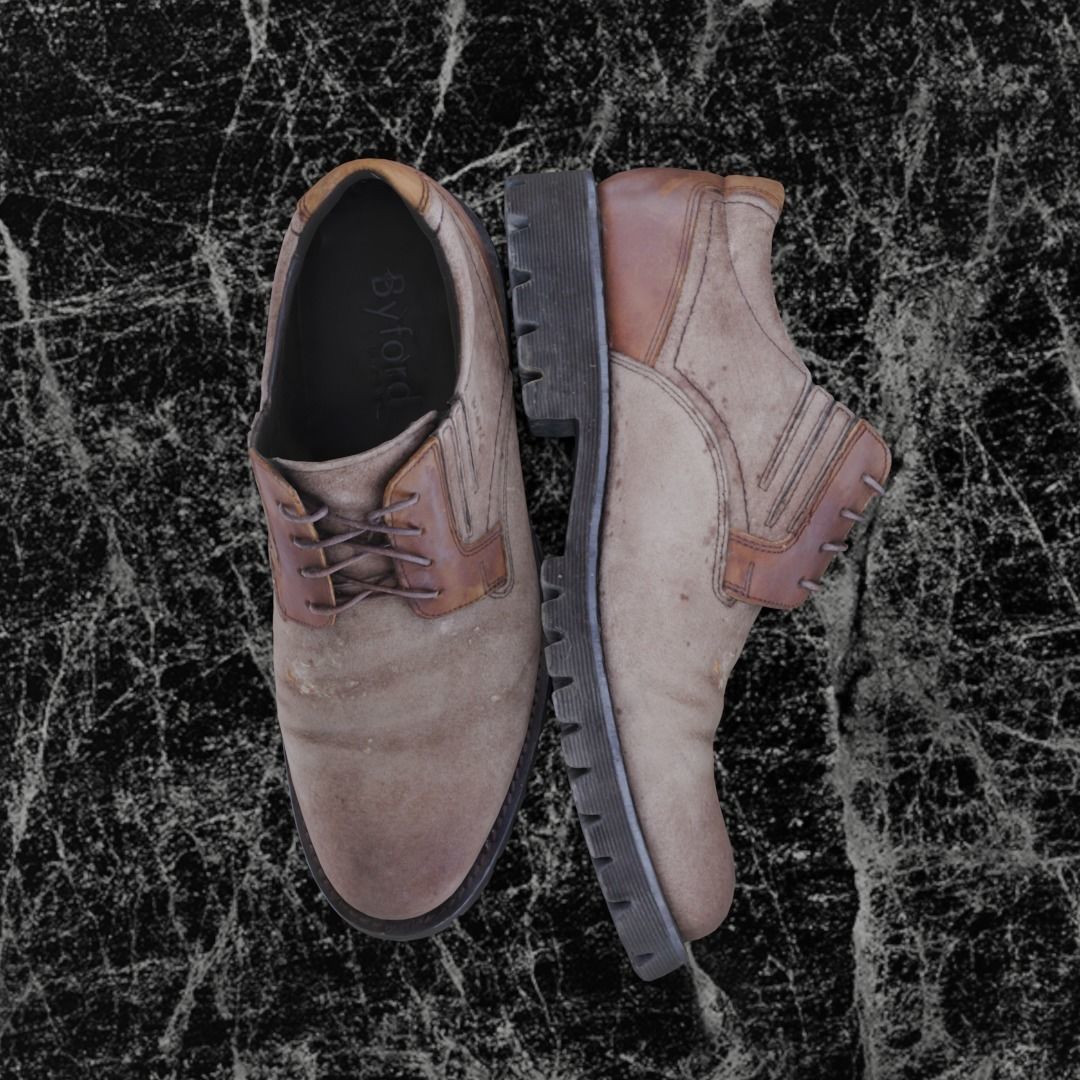 BYFORD 3D CLASSIC SHOES Low-poly 3D model_3
