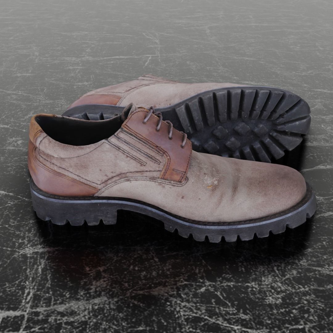 BYFORD 3D CLASSIC SHOES Low-poly 3D model_4