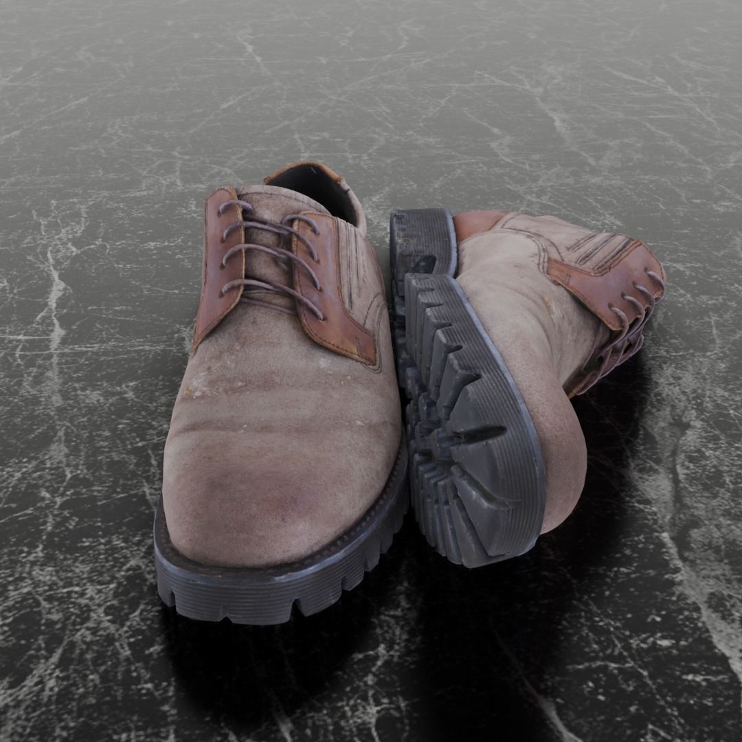 BYFORD 3D CLASSIC SHOES Low-poly 3D model_2