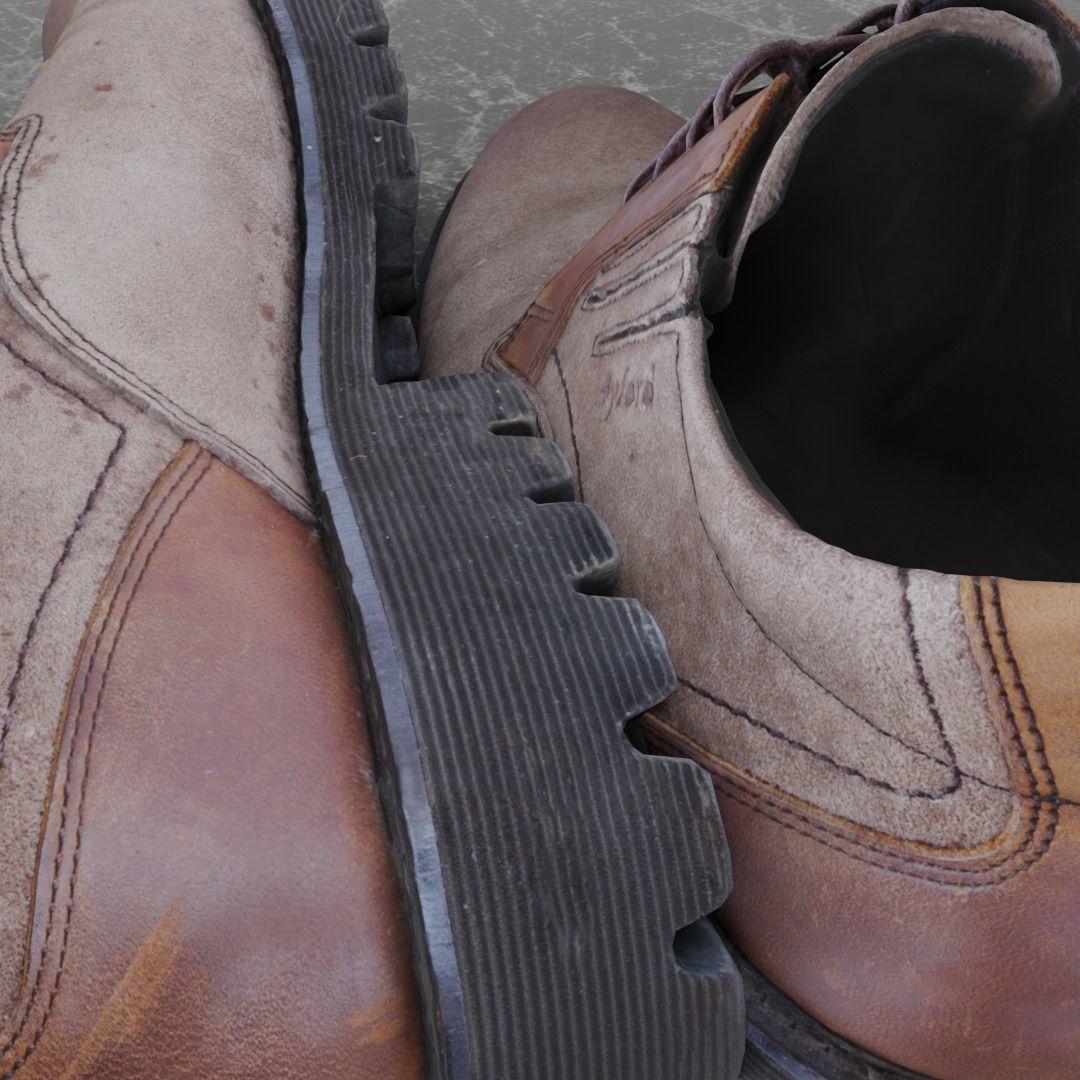 BYFORD 3D CLASSIC SHOES Low-poly 3D model_8