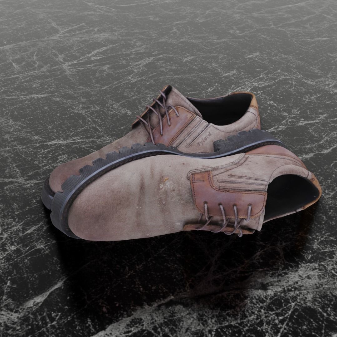 BYFORD 3D CLASSIC SHOES Low-poly 3D model_1