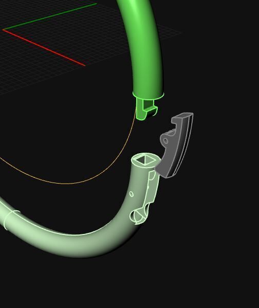 BANGLE BRACELET Roberto Coin 3D model_2