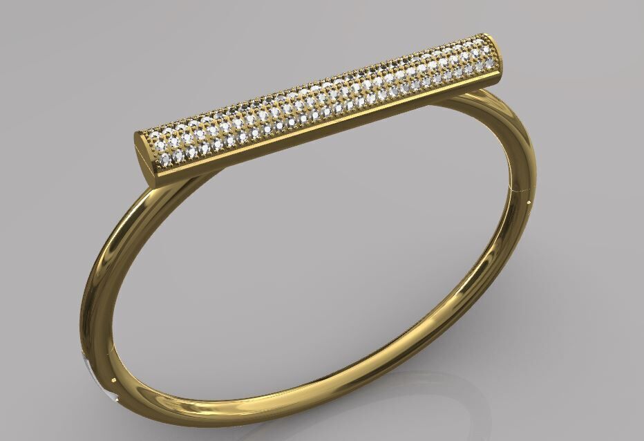 BANGLE BRACELET Roberto Coin 3D model_3