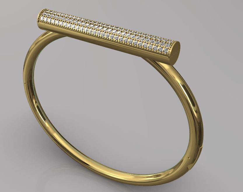BANGLE BRACELET Roberto Coin 3D model_8